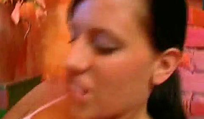 Stunning young lesbians with fit bodies lick and fuck to orgasm with vibrators