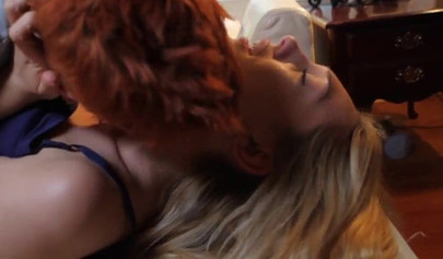 Dykes Lily Cade, Lily Labeau dive deep in their dripping wet pussies and cum