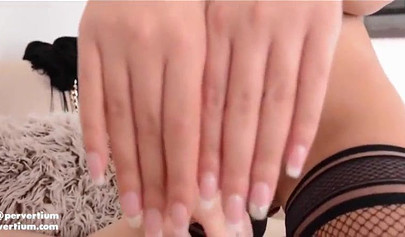 Submissive redhead loves being dominated slapped and pissed on by brunette dyke