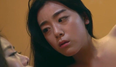 Gorgeous Asian brunette fucked hard after enjoying passionate lesbian lovemaking