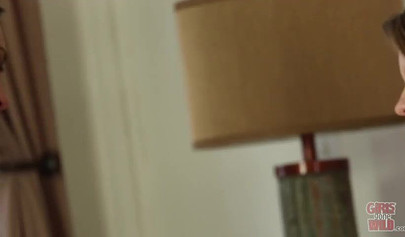 Waitress Jordan Garza has lesbian sex with Skylar Welch