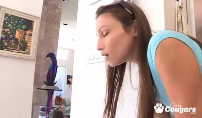 Celeste Star and Marie Mccray enjoy oral sex in 69 position