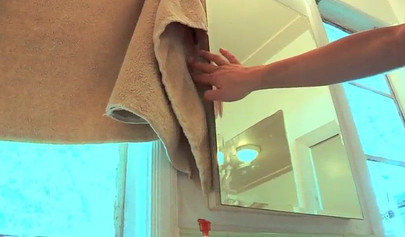 Sweet teens Gracie Glam and Karina Kay play in the bathroom