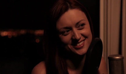 Two randy lesbian babes fuck each other on the  couch