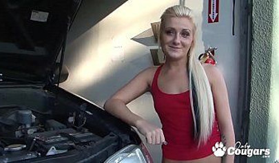 Nikki Blake and Tanner Cruz make love in the back of a truck