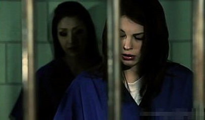 Prison bitches satisfy each other like crazy whores