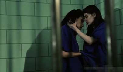 Prison bitches satisfy each other like crazy whores