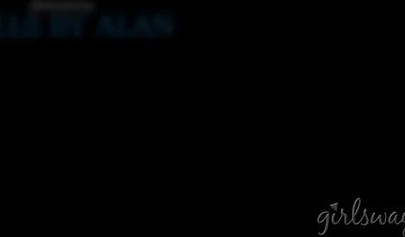 Beautiful pornstars enjoy a great threesome in the bedroom