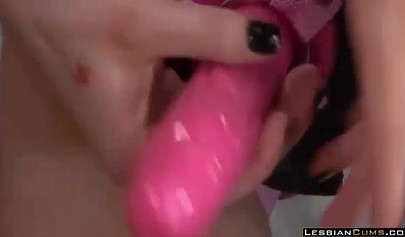 Lesbian bombshell Madison Ivy has sex with her girlfriend