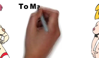 Hot lesbian love with blonde and brunette beauties