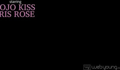Petite babes Jojo Kiss And Iris Rose eat each other's cunts in a 69