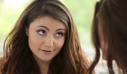 Great looking teens Lana Rhoades & Adria Rae please each other in a 69