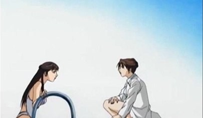 Anime hotties in pussy toying action