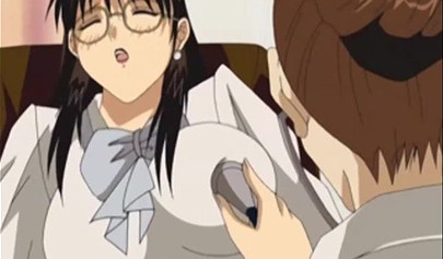 Anime hotties in pussy toying action