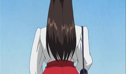 Anime hotties in pussy toying action