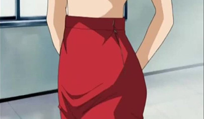 Anime hotties in pussy toying action