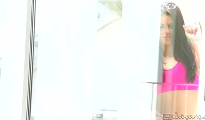 Stunners Alina Li &nd Adriana Chechik have intense sex after yoga class