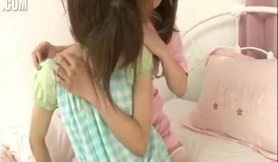 Japanese nurse strips a young babe and gives her hot oral pleasure