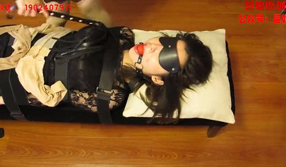 Asian cuties practice tickling and bondage in a nice room