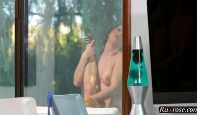 Jayme Langford and Karlie Montana examine wet pussy