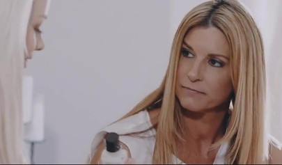 Sexy blondes take part in a great lesbian threesome