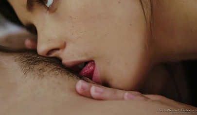 Kissing girls satisfy each other in hot erotic compilation