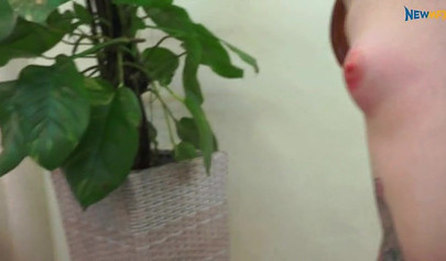 Passionate rimjob and strap-on sex with horny babes