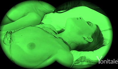 Cute teens having sex and unwinding threads on their bodies