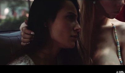 Busty babes having a lesbian bachelorette party