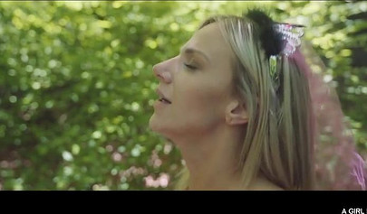 Sensual lesbian sex with nice blondes in the sunlight