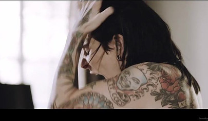 Inked babes Elsa Jean & Joanna Angel having passionate sex