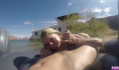 Sexy pornstars are making love on the beach - compilation