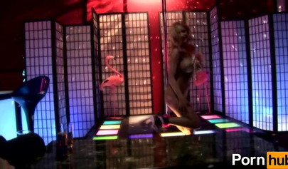 Horny MILFs with huge silicone tits enjoying lesbian foursome