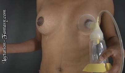 Horny girl with milky tits is having fun with her girlfriend