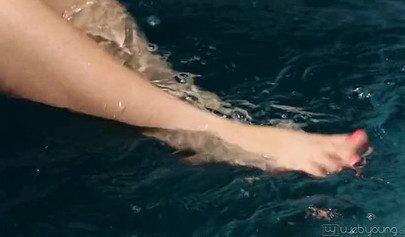 Sweet pornstars take part in a hot foursome on the couch