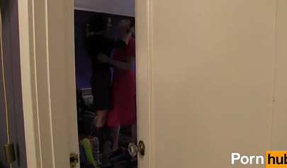 Femdom lesbian sex with mistress and her slave