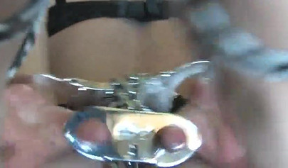 Amateur girls in handcuffs - compilation porn video