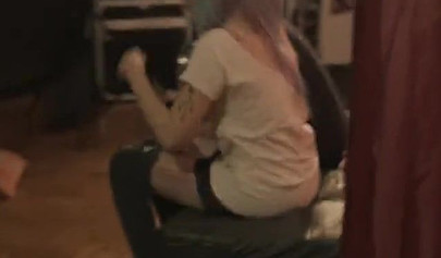 Emme White and Barbara Costa fingering each other