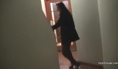 Kinky lesbian girls adore tickling - compilation