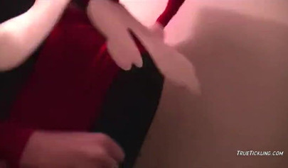 Kinky lesbian girls adore tickling - compilation