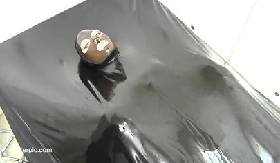 Latex babes take part in a crazy fetish video with BDSM games