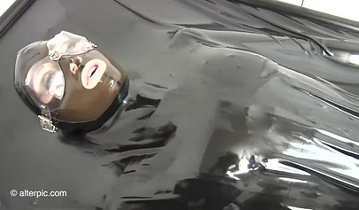 Latex babes take part in a crazy fetish video with BDSM games