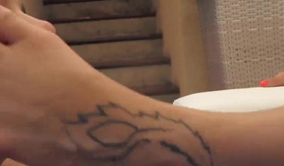 Gorgeous Brazilian goddesses licking feet and toes close-up