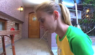 Brazilian dirty feet licking with blonde and brunette