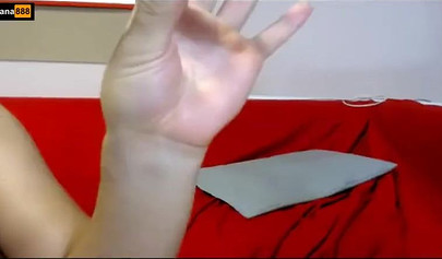 Two amateur lesbians licking ice cream from their pussies