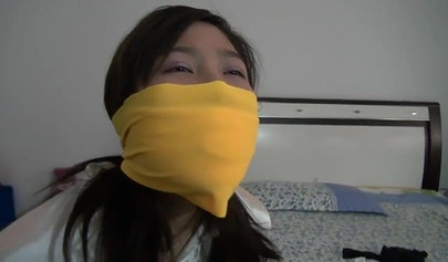 Asian bondage with horny beauties and their BDSM games