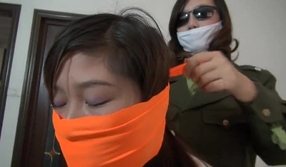 Asian bondage with horny beauties and their BDSM games