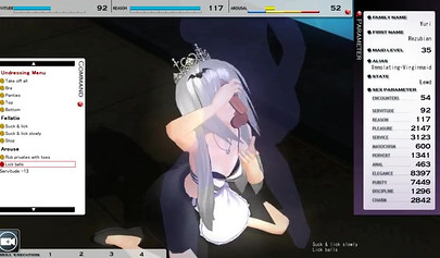 Hentai maid gets fucked hard by her beautiful girlfriend